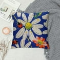 thumbnail image 2 of Chilfamy Decorative Square Throw Pillow Covers Daisies and Ladybugs Couch Sofa Bed Pillow Covers Cushion Cases  Multi-Size, 2 of 5