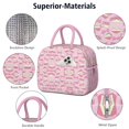 thumbnail image 4 of Lunch Bag Lunch Box for Women Reusable Insulated Lunch Bags,Water-Resistant Cute Cake Cooler Lunch Tote Bag, Large Capacity for Work Travel Picnic, 4 of 6