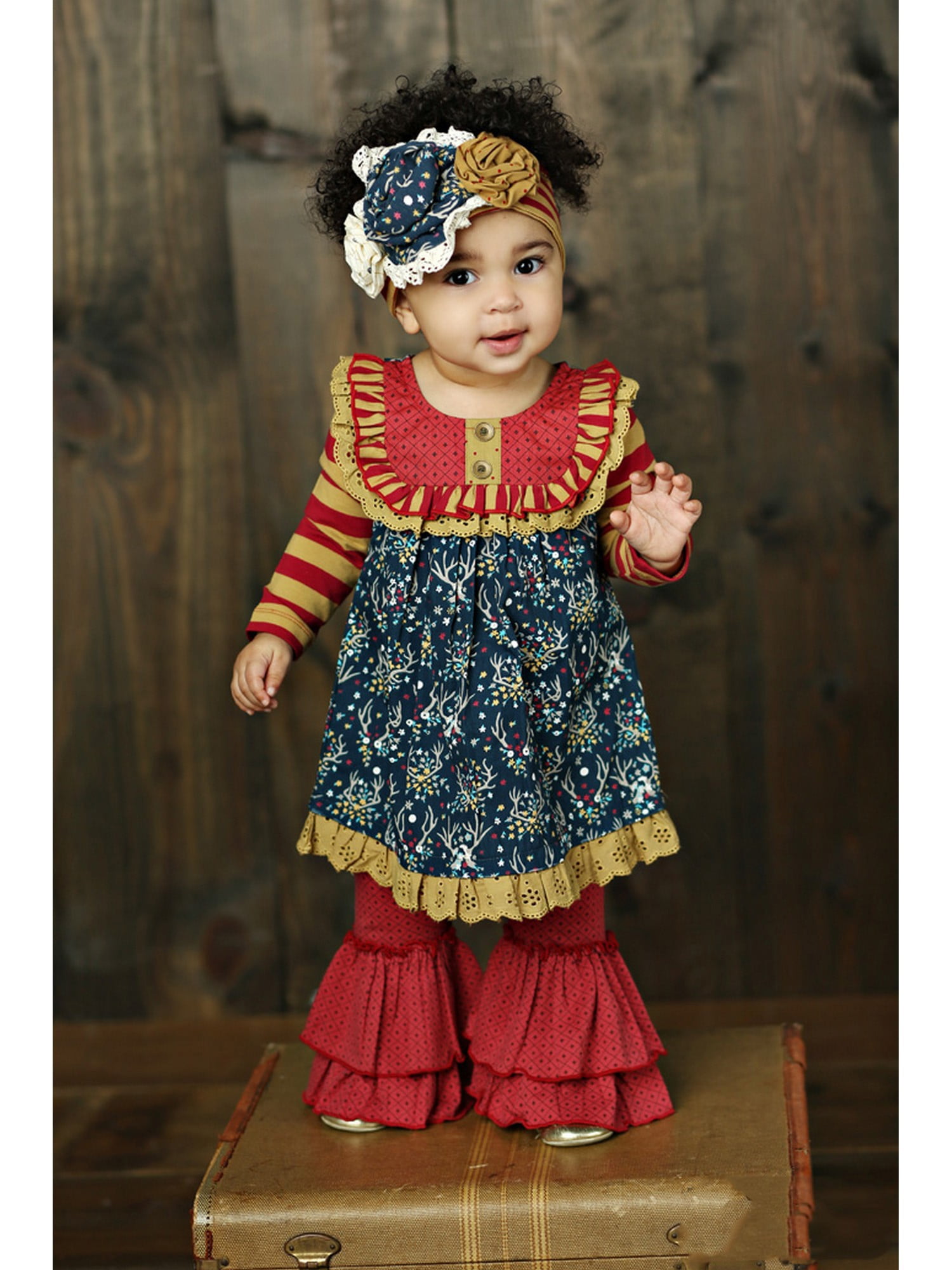 Mustard Pie Mustard Pie Baby Girls Woodland Magic Long Sleeve