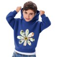 thumbnail image 2 of Asxite Toddler Tops Long Sleeve Print Hoodie Casual Loose Fall Winter 2-7 Y, 2 of 7