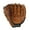 Brown/Black, variant on Nieyigj Outdoor Sport Baseball Glove PU Thickened Left Hand Practice Mitt for Kids Youth Adults, High-Quality Synthetic Leather Infield Outfield Glove, Rose Red 11.5 Inches / 29.2 CM