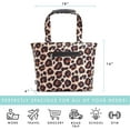 thumbnail image 4 of Fit & Fresh Insulated Lunch, Work, School Bag, Travel Purse, Leopard, 4 of 6