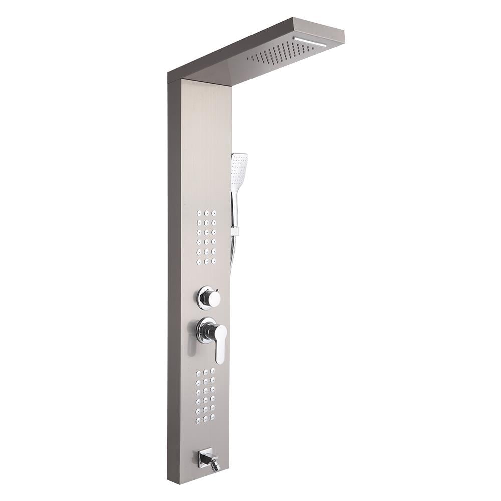 UBesGoo Shower Panel Tower System Stainless Steel MultiFunction Shower