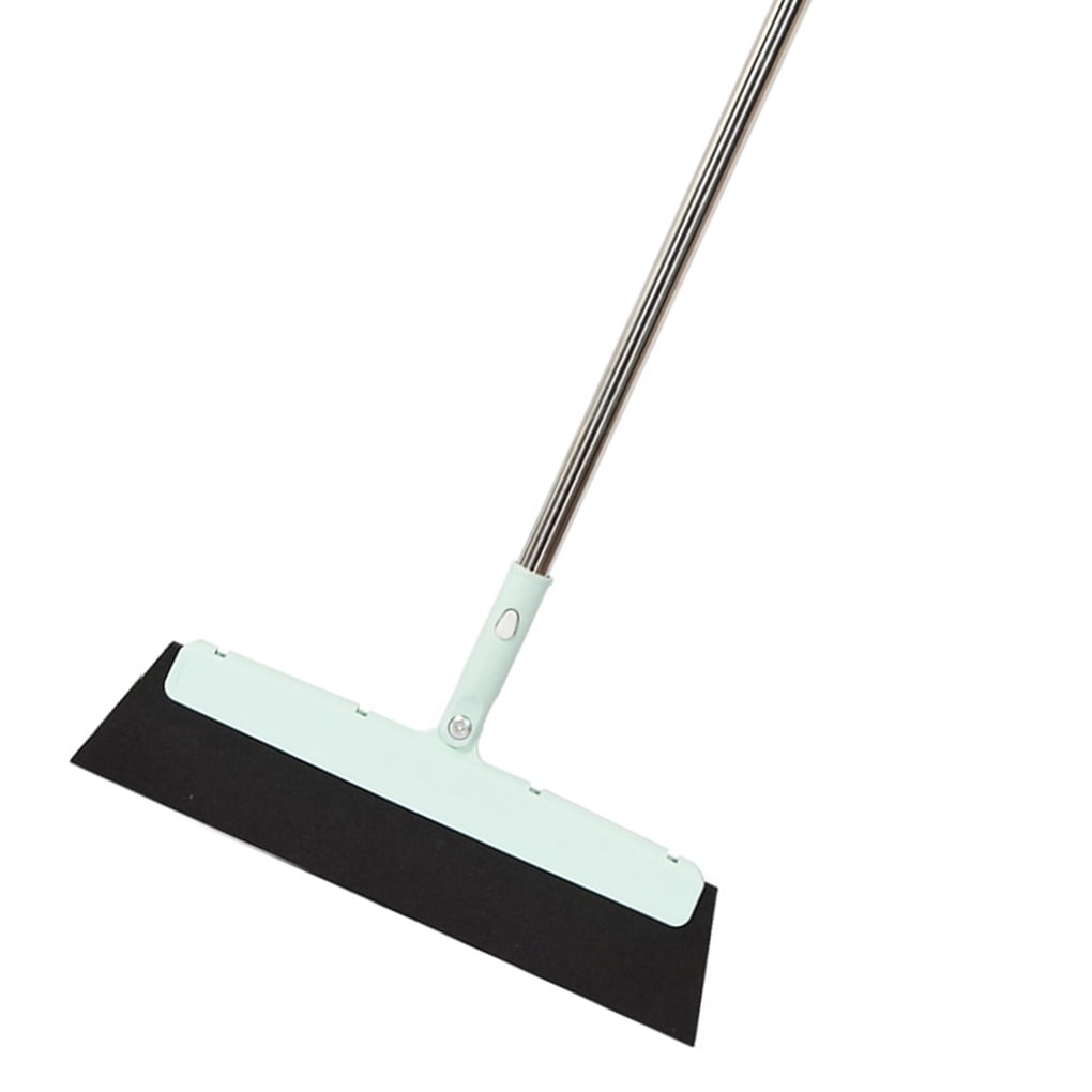 Floor Squeegee Scrubber Long Household Broom 180degee Rotation Water