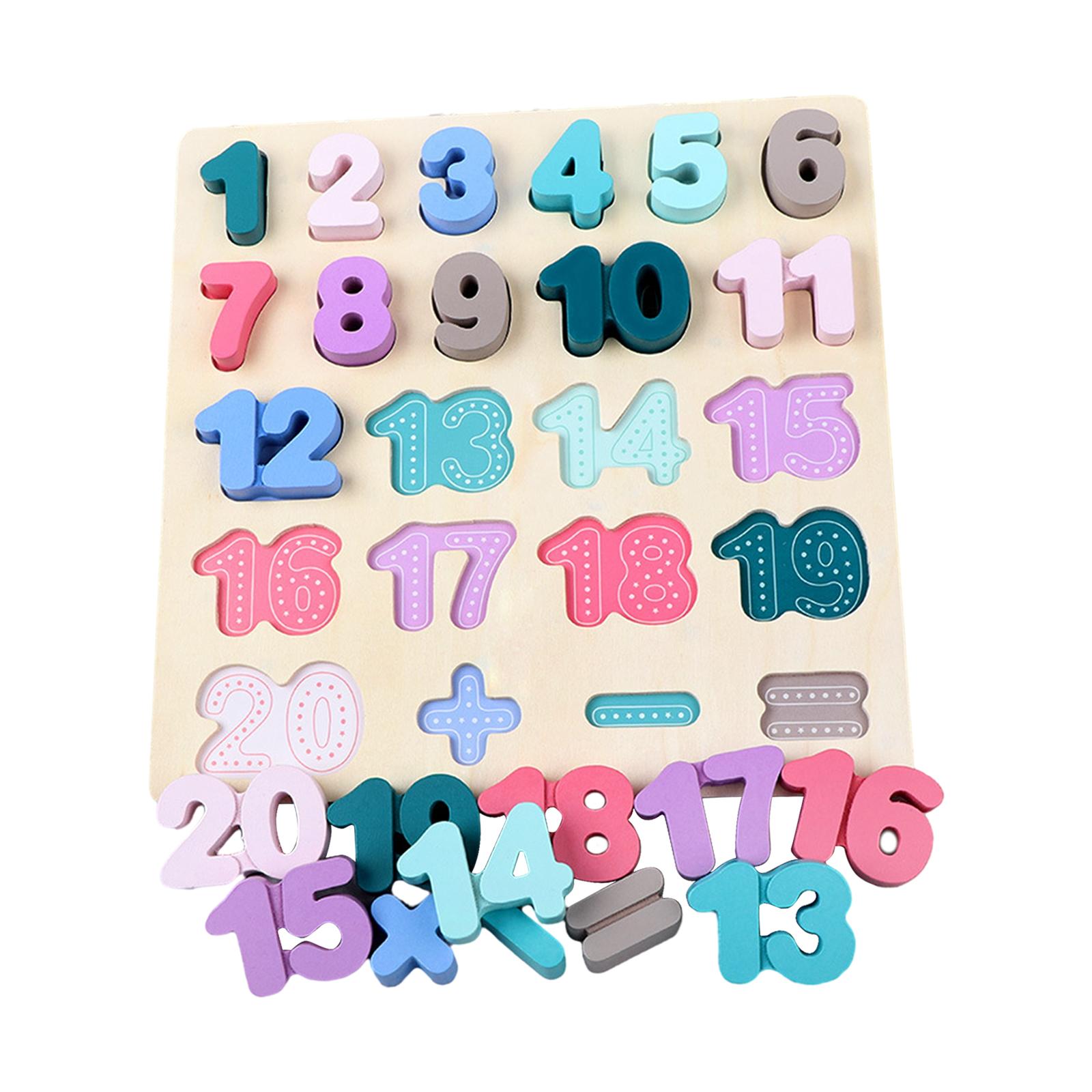Rushawy Montessori Blocks Puzzle Early Education Toys for