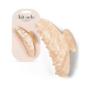 Kitsch Eco-Friendly Marble Hair Claw Clip for Adults, 1pc - Blonde