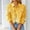 Yellow, variant on Womens Cardigans Long Sleeve Black Button up Crop Fashion Solid Collared Cardigans Women Sweater XXXL