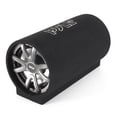 thumbnail image 3 of Pyle Car Audio 10 Inch 500 Watt Carpeted Subwoofer Tube Speaker w/ Rear Vented Design, 3 of 12