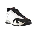 thumbnail image 2 of Air Jordan 14 Retro BG Big Kids Shoes White/Black-Varsity Red-Metallic Silver  654963-102, 2 of 6