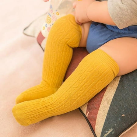 

One opening Baby Monochrome Skin Friendly Knee High Soft Stockings