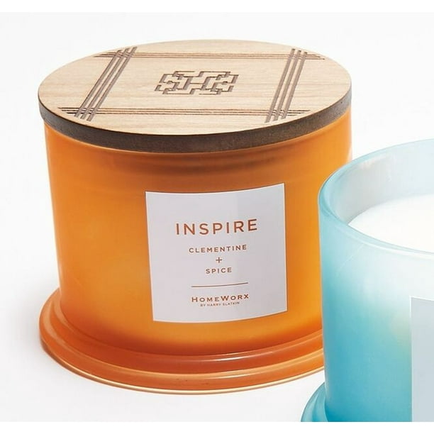 "HomeWorx by Harry Slatkin 14oz Aromatherapy Glass Candle "
