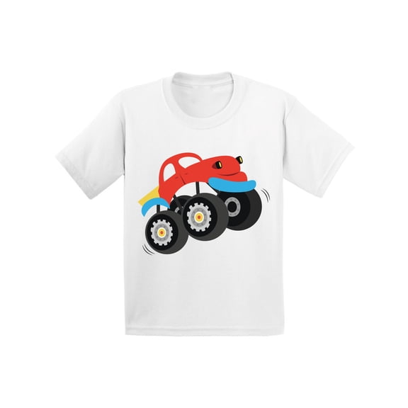 18 Months Boy Clothes - 6M 12M 18M 24M - Funny Truck Tshirt