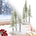 thumbnail image 1 of uhnmki Small Flocked with Stand – Tabletop Holiday Centerpiece, 1 of 4