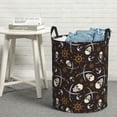 thumbnail image 6 of Honeii Pirate Skulls Print Laundry Hamper Basket,Baby Nursery Woven Storage Basket for Toys Bin,Pillows,Blankets,Clothes-Medium, 6 of 6
