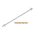 thumbnail image 3 of 25pcs 8/32 Inch Threaded Rods with Hex Nuts and Washers 14 Inch Rod, Silver, 3 of 6