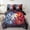 Blue Red, variant on Castle Fairy Mythology Phoenix Twin Bedding Sets,Flame Bird Bedding Comforter Set