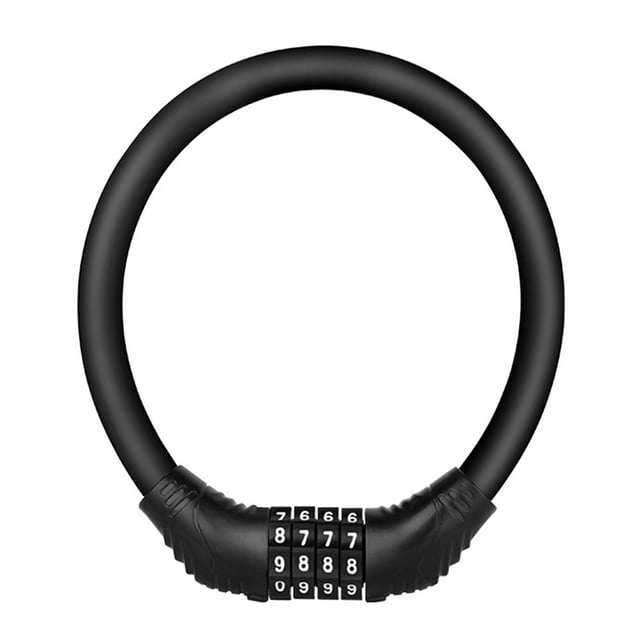 Portable Anti-Theft Bicycle Lock:4-Digit Combination, Weatherproof & For Durable