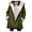 Army Green, variant on FAVIPT Womens Winter Jackets 2024 Plus Size Fleece Lined Coat Horn Button Hooded Overcoats Faux Suede Sherpa Thermal Outerwear Wine L