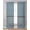 Blue, variant on Boho Blue Flower Sheer Curtains 63 Inch Length 2 Panels Set for Living Room/Bedroom, Abstract Bohemia Pesley Floral Kitchen Curtains Grommet Semi-Sheer Curtains Drapes Window Treatments 42"x63"x2