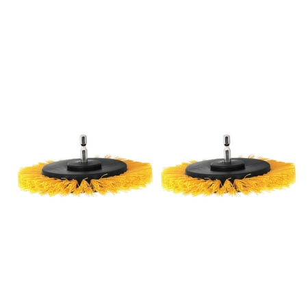 

Drill Brush Attachment Save Time Electric Drill Brush Head Easy To Use Durable For Carpets For Decoration White Orange Yellow Red Black Blue Green