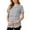 ZA-Gray-maternity clothes, variant on Women's Maternity Striped Nursing Top Crew Neck Double Layer Short Sleeve Breastfeeding Tee S-4XL Pregnancy Clothes Gifts