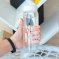 thumbnail image 3 of Leakproof PC travel with lid Heat Resistant Korea Style Container Gift Plastic Bottle Water Bottle PINK, 3 of 8