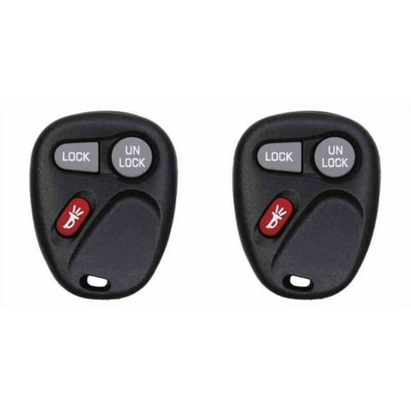 Eye4Techs Car Key Fob Keyless Entry Remote for Chevrolet Tahoe 2001-2002 FCC KOBLEAR1XT Part Number 15042968 Pack of 2