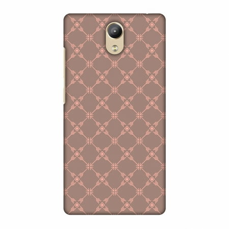 Hard Mesh Plastic Case - Lenovo Phab 2 Case - Tribal mesh- Antique brass, Hard Plastic Back Cover, Slim Profile Cute Printed Designer Snap on Case with Screen Cleaning Kit