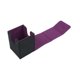 thumbnail image 3 of Caja de almacenamiento para baraja de cartas coleccionables, multiusos con tapa de cierre, organizador para tarjetas de fútbol, ​​regalo, tarjetas de Negro Púrpura, 3 of 9