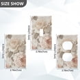 thumbnail image 7 of Yayeee Blank Wall Plate Cover 1-Gang 4.5"x2.7" Home Unused Decorative Outlet, Lace and Floral, 7 of 7