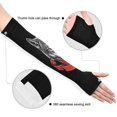 thumbnail image 3 of ALAZA Black Cool Wolf UV Sun Protection Arm Sleeves UPF 50+ Compression Cooling Sleeve 1 Pair, 3 of 7