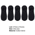 thumbnail image 7 of Eoperou 5 Pairs Stretchy Non-Slip Bottoms Women Socks Quick Drying Breathable Hollow Mesh Low Tube Socks Female Accessories, 7 of 7