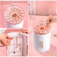 thumbnail image 2 of Creative Jewelry Box, white，Top Transparent Window Jewelry Organizer, Multifunctional Organizer, Accessory Rack with 4 Drawers for Ladies Girls Earrings Necklaces Bracelets Watch, 2 of 7