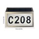 thumbnail image 3 of CaiYueKe Solar Powered Door Sign Light with Customizable Letters, Address Number Plate, LED Mailbox Light, Auto On/Off Sensor, Outdoor House Numbers for Porch, Yard, Garden, Nighttime Visibility, 3 of 6