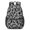 Paisley and Damask Black Pattern-1, variant on Paisley and Damask Black Pattern 17" Waterproof Oxford School Backpacks for Teens, S-Shape Padded Straps, for School, Travel, Hiking, Camping