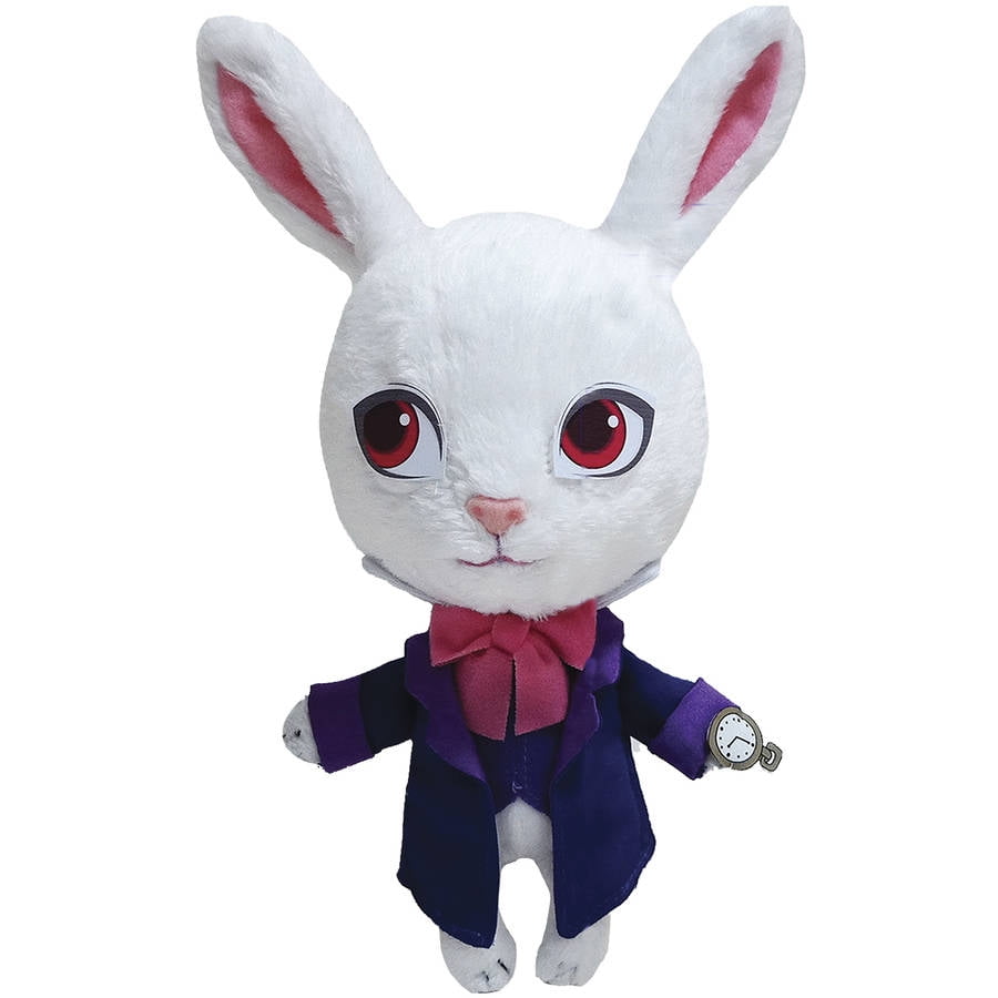 plush white rabbit