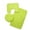Fluorescent Green, variant on dgysar Bathroom Rug Set 3 Piece Solid Color Shaggy Floor Mat U-Shaped Toilet Rug Lid Cover Non-Slip Absorbent Plush Washable Decor Pink 3PC