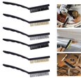 thumbnail image 3 of 2PCS Wire Brush Brass Nylon & Steel Brushes Rust Remover Cleaning Polish Grinder, 3 of 7