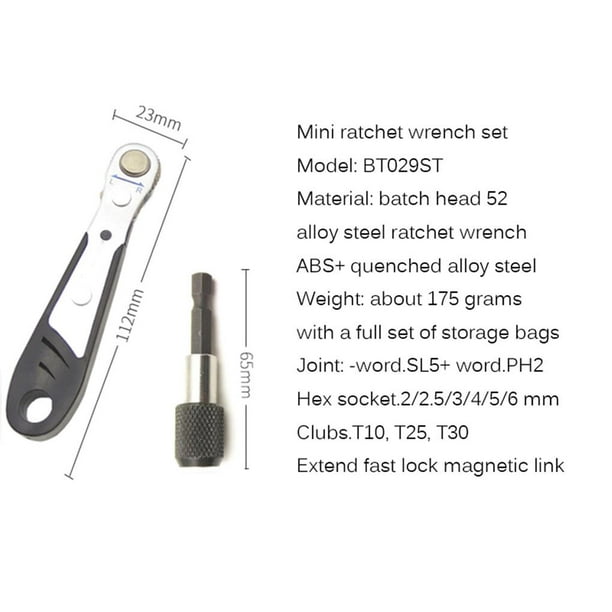 Maoww Mountain Bike Wrench Set with Storage Bag Multifunctional