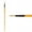 White, variant on Mimik Hog Professional Synthetic Hog Bristle Paint Brush - Versatile Alternative to Natural Hog Hair Paint Brushes for Oil Painting, Acrylics, Inks, Dyes, Gouache, Watercolors & More- Round # 1