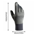 thumbnail image 2 of Kyusrd Winter Warm Gloves Diving Cloth Plus Velvet Thickened Outdoor Sports Cycling Gloves, 2 of 3