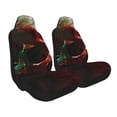 thumbnail image 2 of Sikiie Red Dark Skull Abstract Car Seat Covers 2PCs Front Car Seat Covers Universal fit for Most Cars SUVs and Trucks-1, 2 of 9