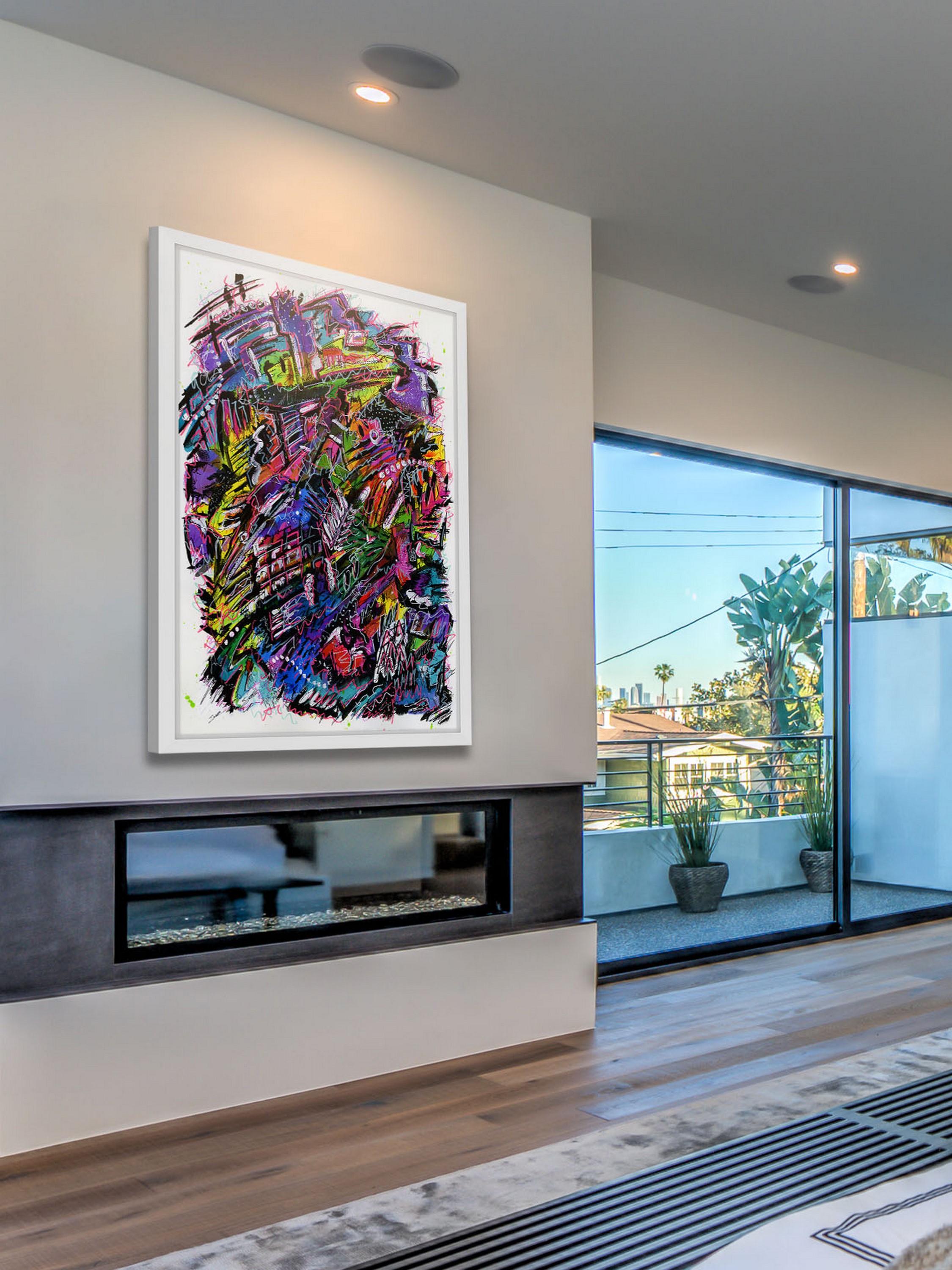 "Wild" Framed Painting Print
