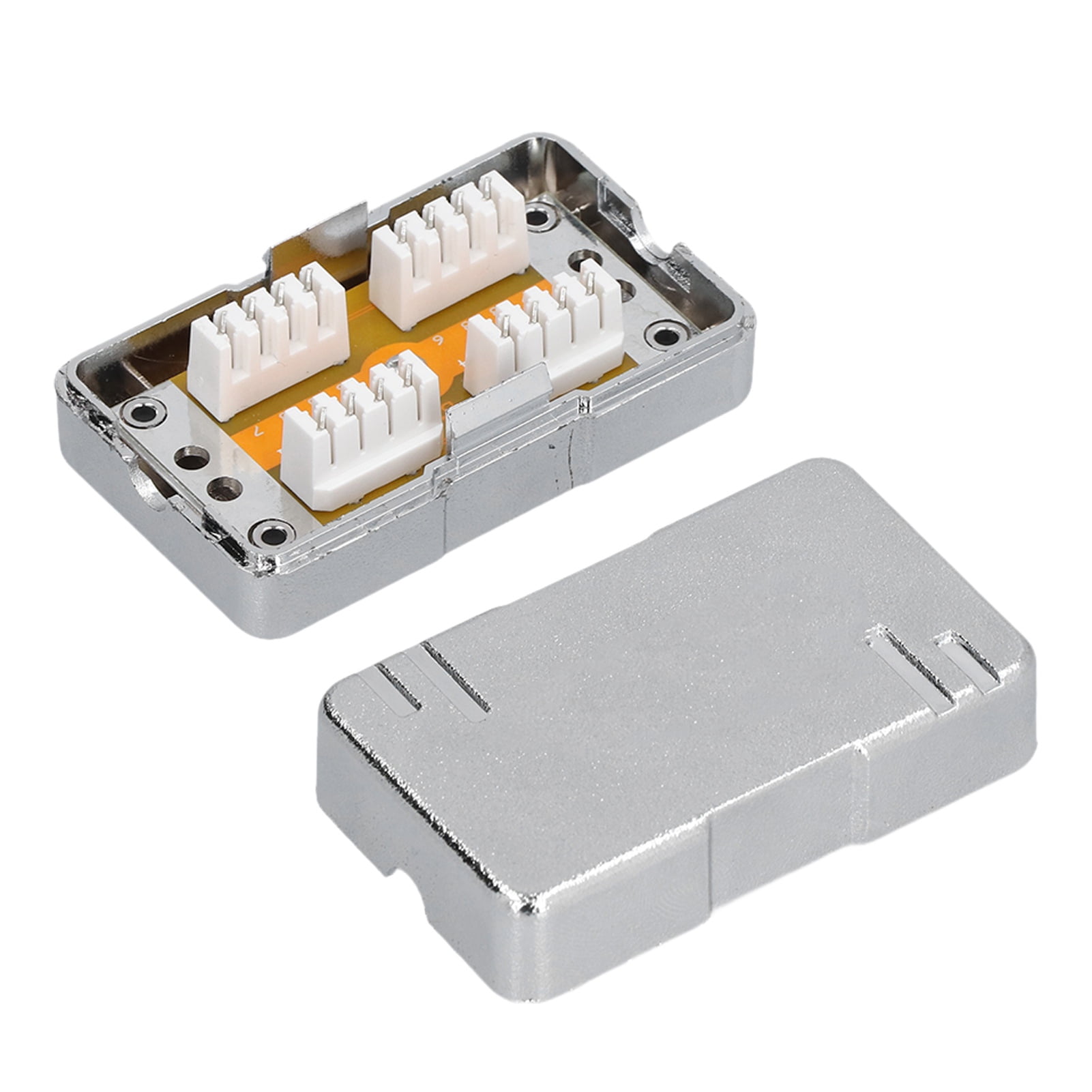 CAT6 Junction Box, Network Wiring Boxes Built In Module ABS Plastic