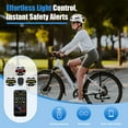 thumbnail image 4 of Smart Bike Helmet with LED Light for Adults & Teens – Bicycle Helmet with Turn Signals, Customizable Patterns, APP & Remote Control for Cycling, Mountain & Road Bikes, Electric Scooters, Skateboards, 4 of 8