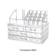 thumbnail image 2 of Soidarity Práctico contenedor de almacenamiento de plástico Caja organizadora elegante y multifuncional Caja de almacenamiento de cosméticos Bolsas de maquillaje transparente 8625 24*15*18.7, 2 of 6