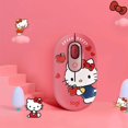 thumbnail image 2 of Hello Kitty Sanrio Kuromi Stitch teclado inalámbrico Bluetooth ratón traje lindo ordenador plano regalos de oficina para niñas, 2 of 3