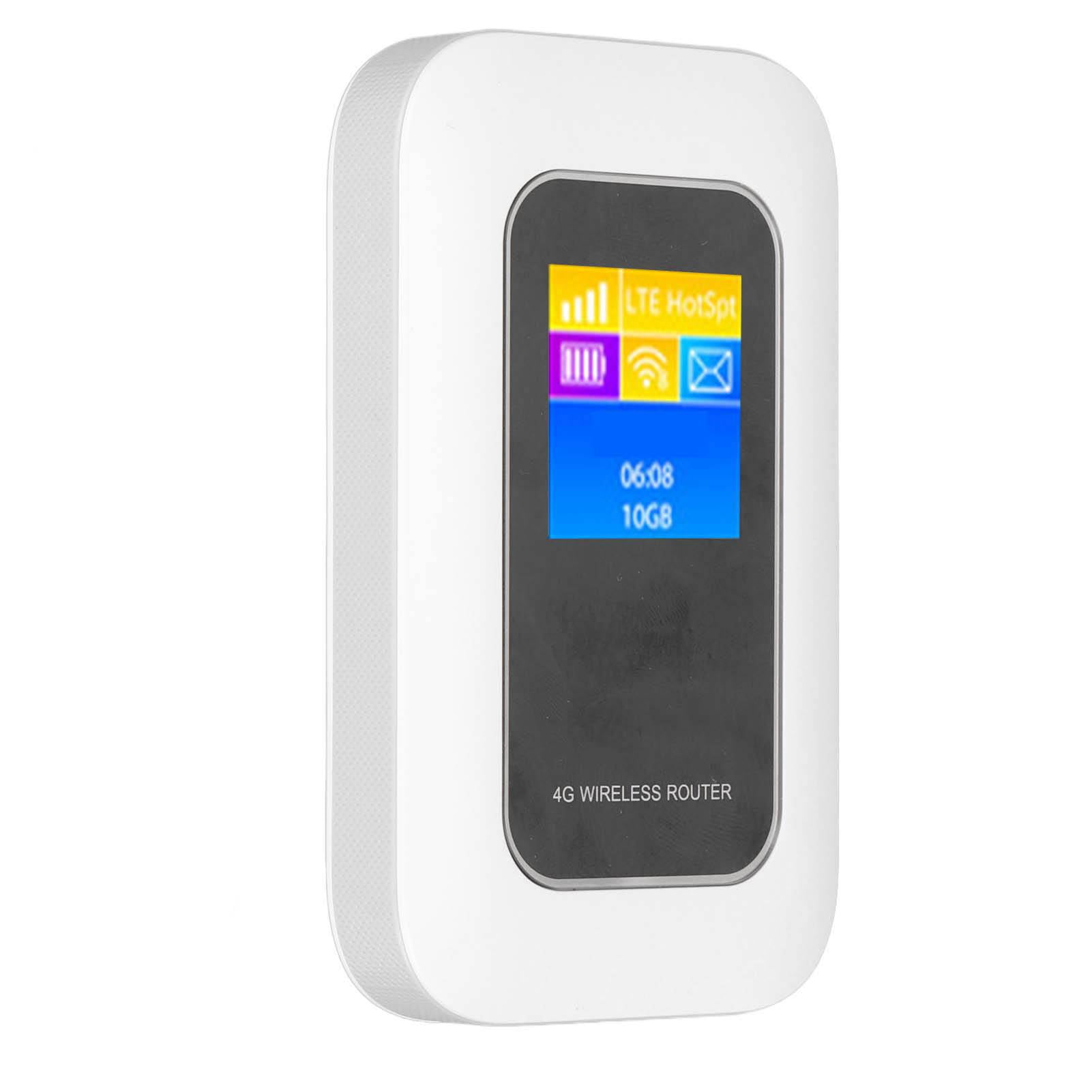 WiFi Hotspot Device, Long Standby Stable Smooth Mobile LTE Hotspot with SIM Card Slot for Travel