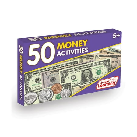 UPC: 0858136006256 | 50 Money Activities Junior Learning for Ages 5-8 Kindergarten Grade 2 Learning Math Numbers Perfect for Home School Educational Resources