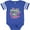 Football Blue and White, variant on Inktastic Too Adorable to Wear Ugly Sweaters Boys or Girls Baby Bodysuit